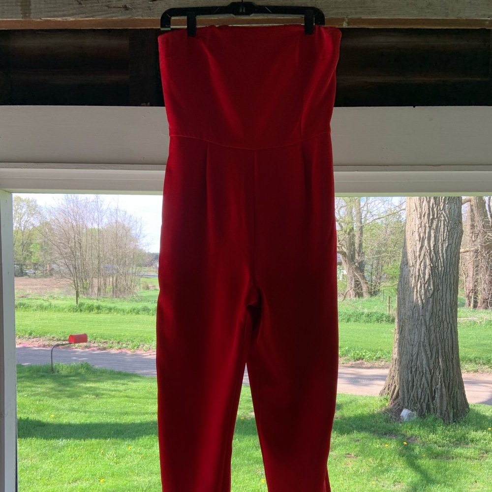 Express Red Jumpsuit